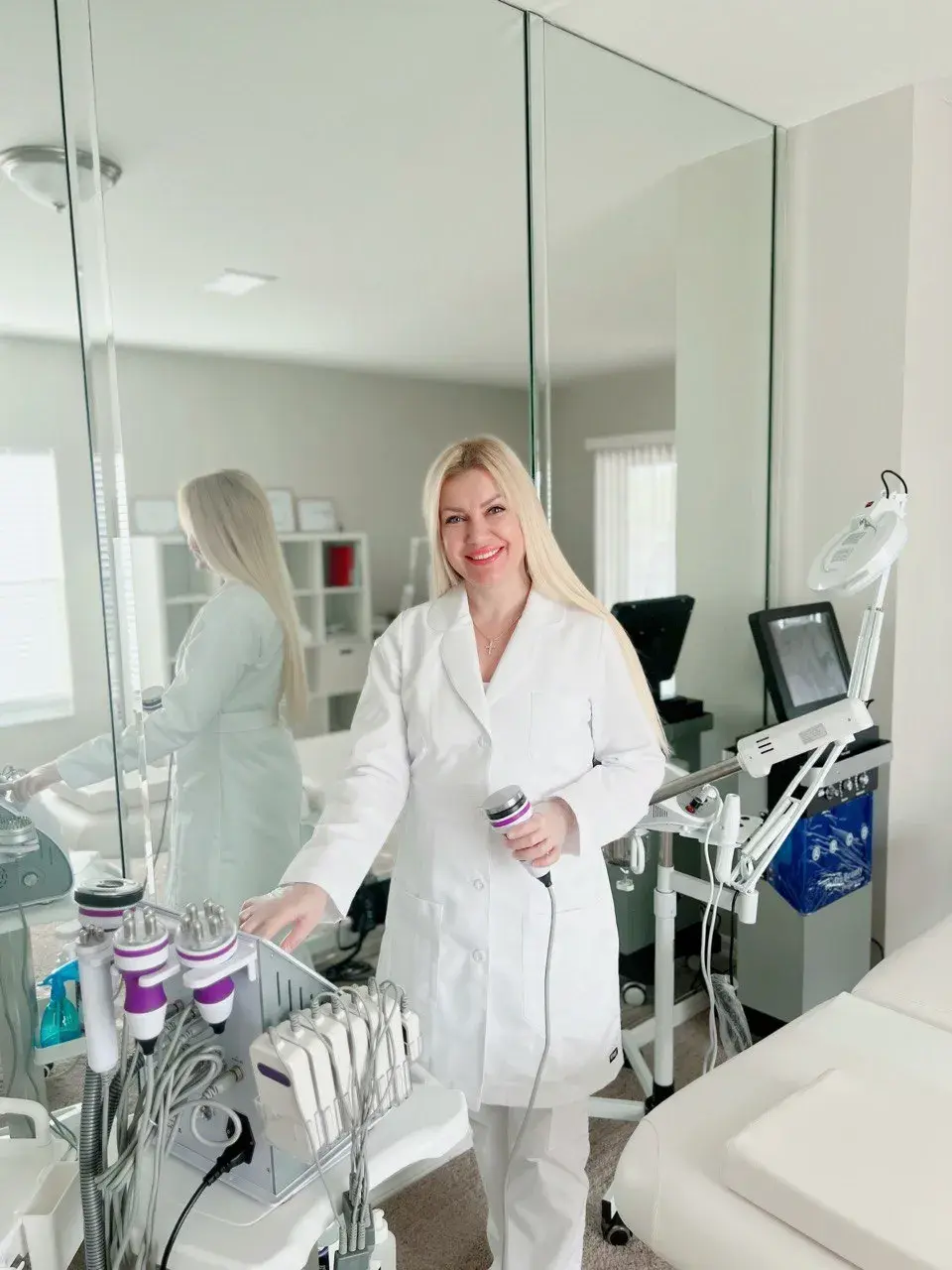 Natalia at the Nova Vita Aesthetics studio